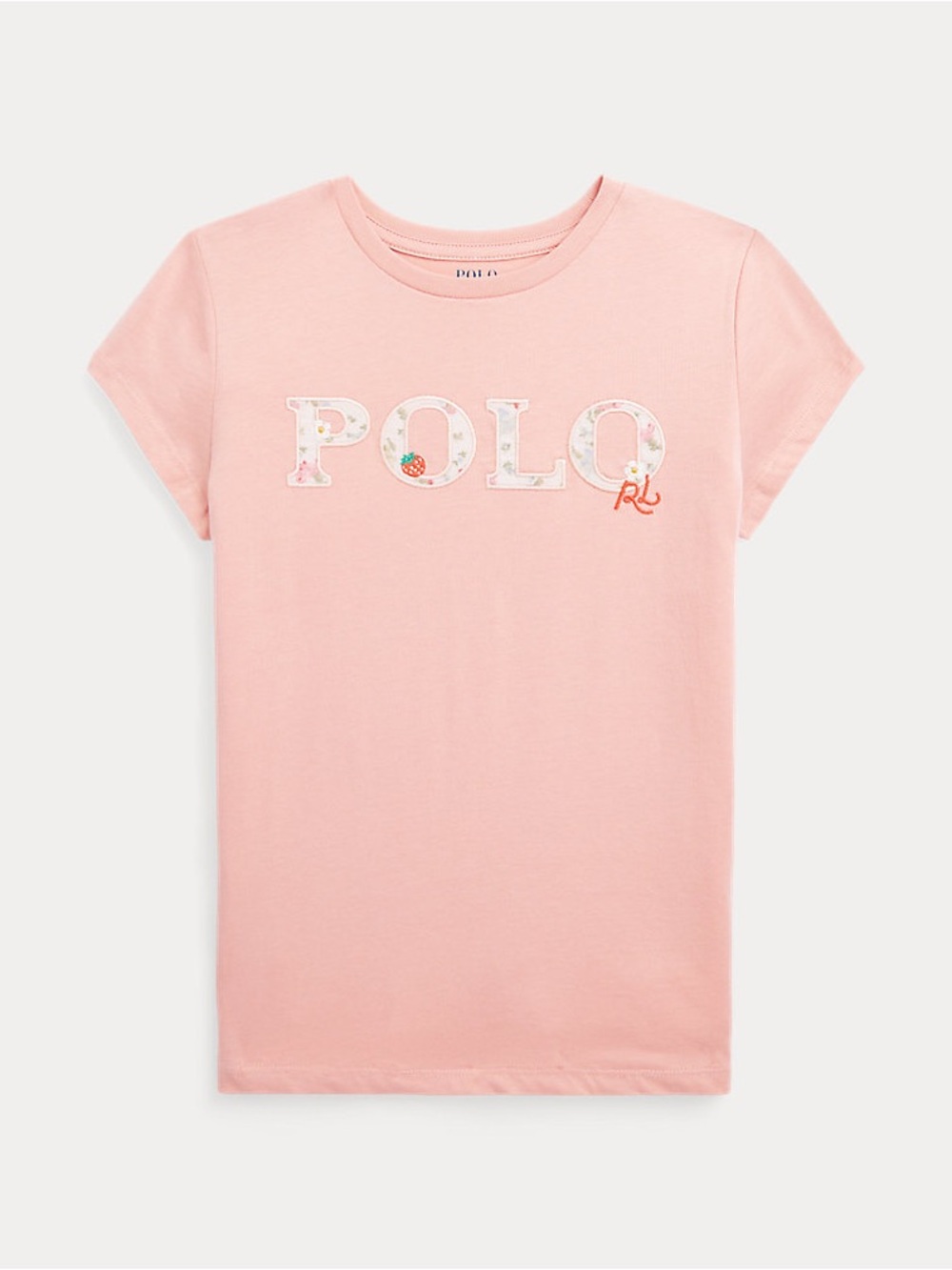 Polo by Ralph Lauren Baby Girl Light Pink Short Sleeve Logo Tee 18 months